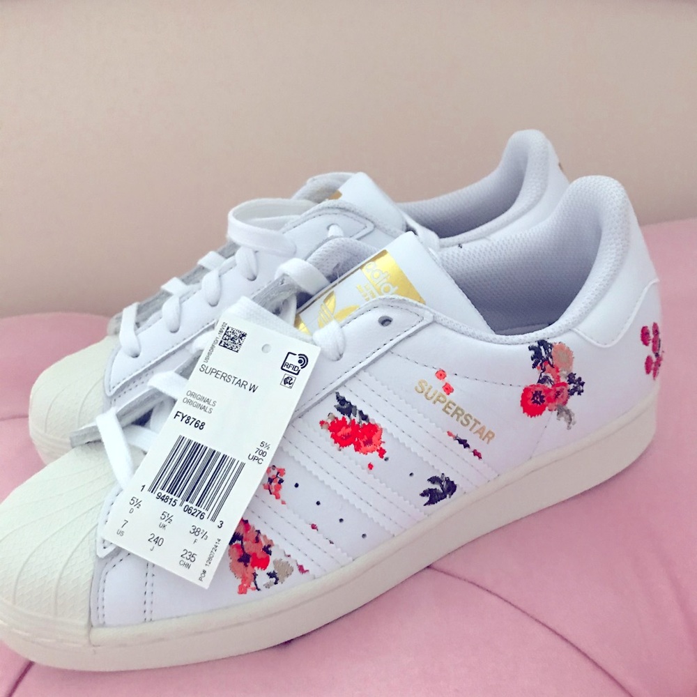 Adidas Superstar Sneakers Floral